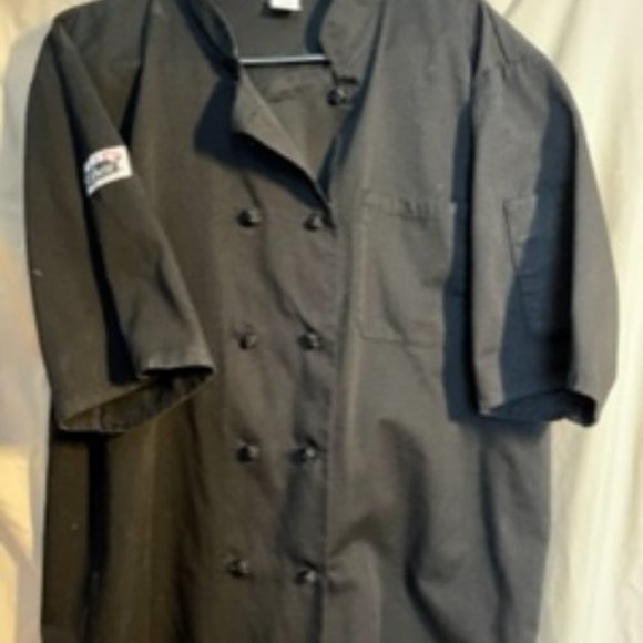 5 Black ChefWear Executive Chef Jackets, Size Men's XL - Picture 7 of 7